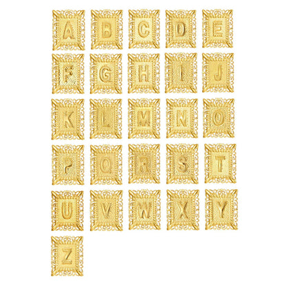 Conjunto de Colar com Inicial e Cruz – 2 Peças