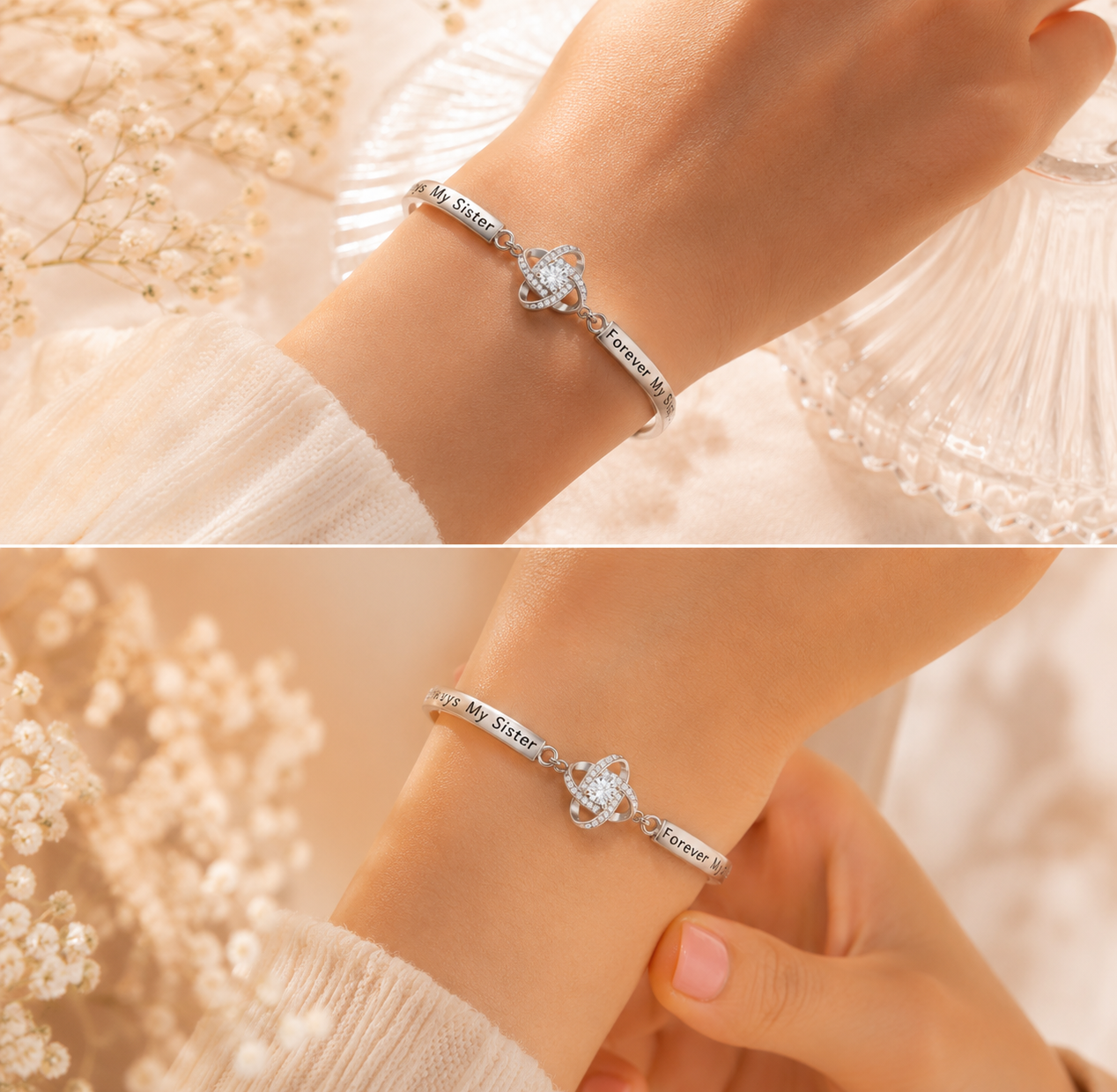 Pulseira de Trevo de Quatro Folhas